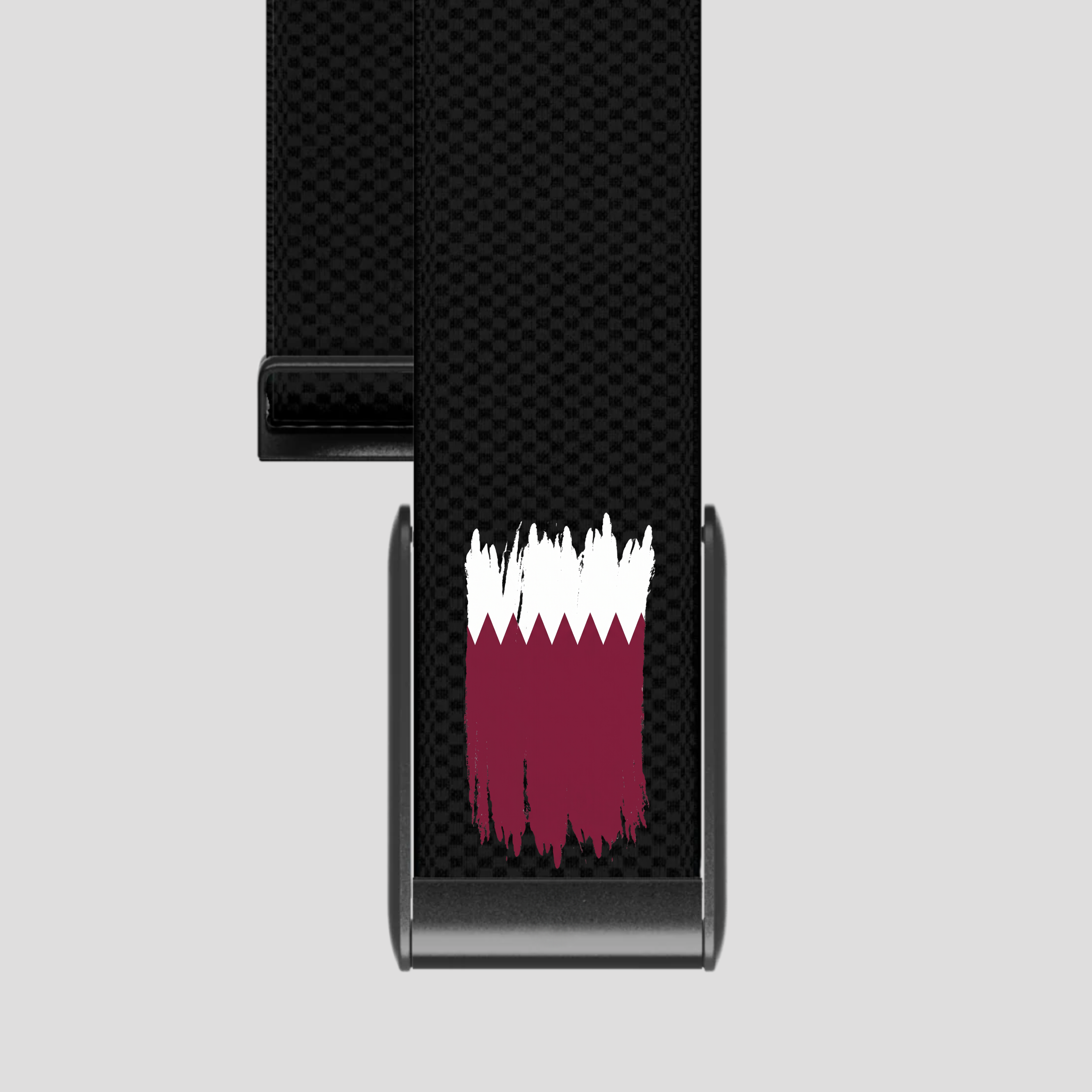 Qatar flag black