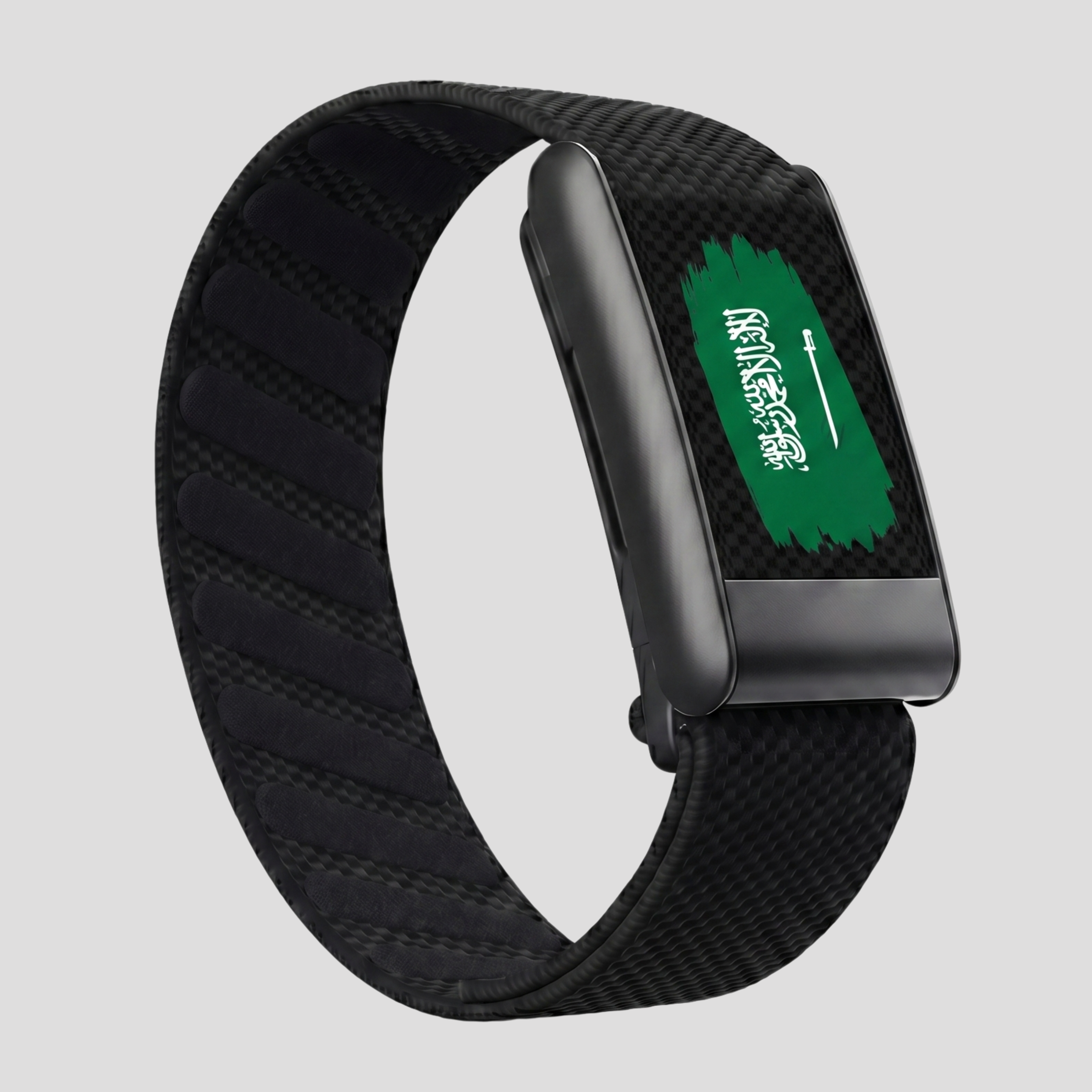 KSA flag black