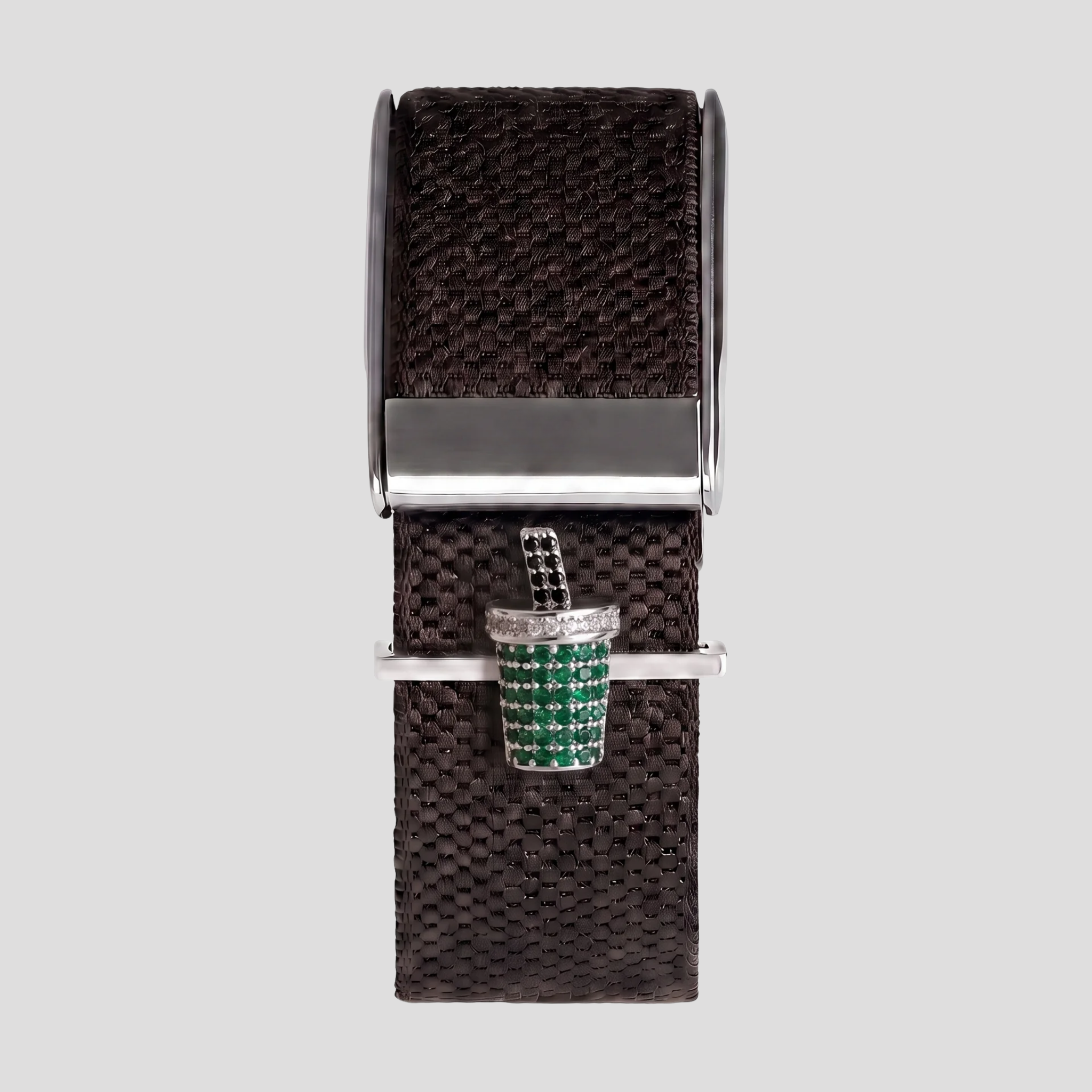 Green Stoneset Cup Charm