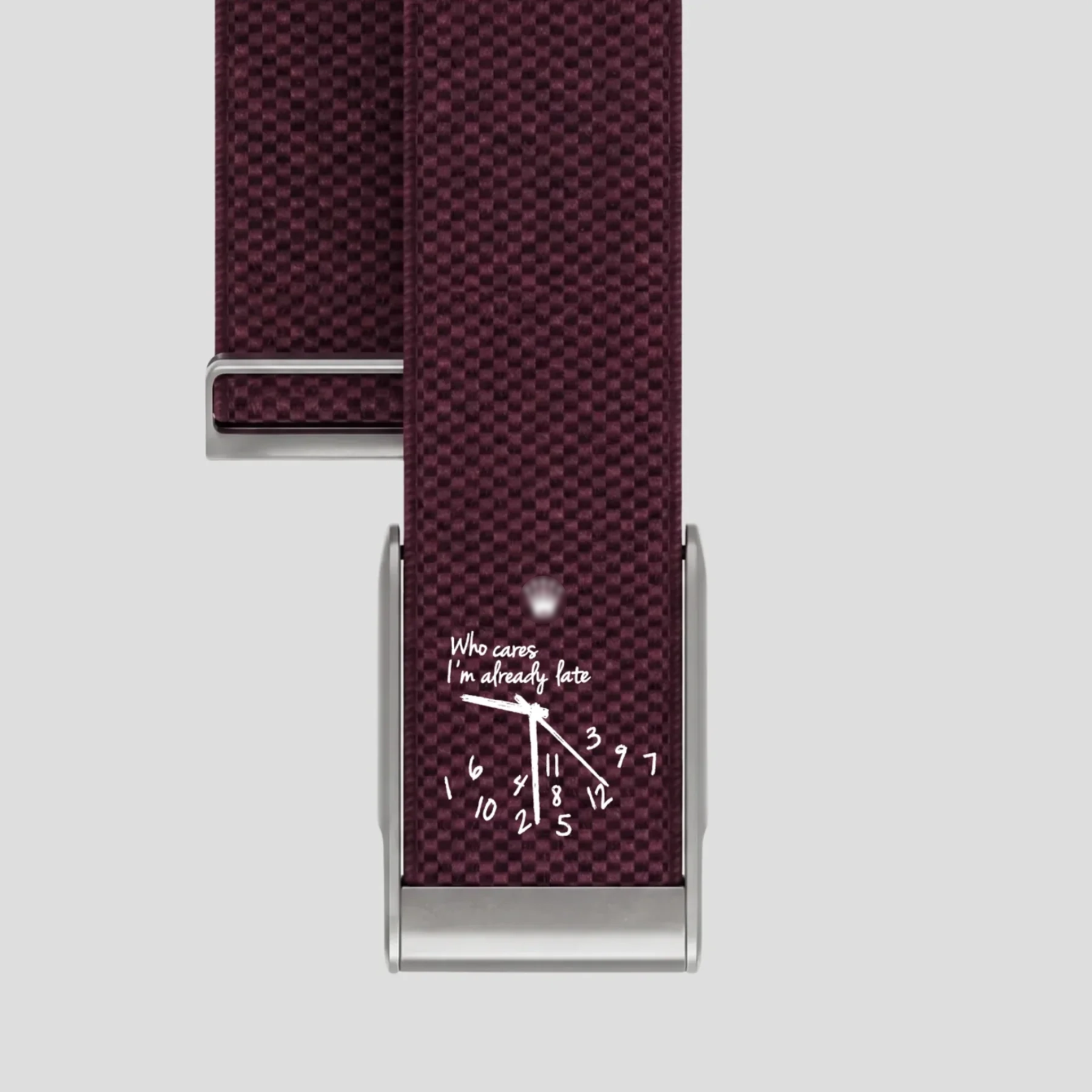 Being late Wine Red